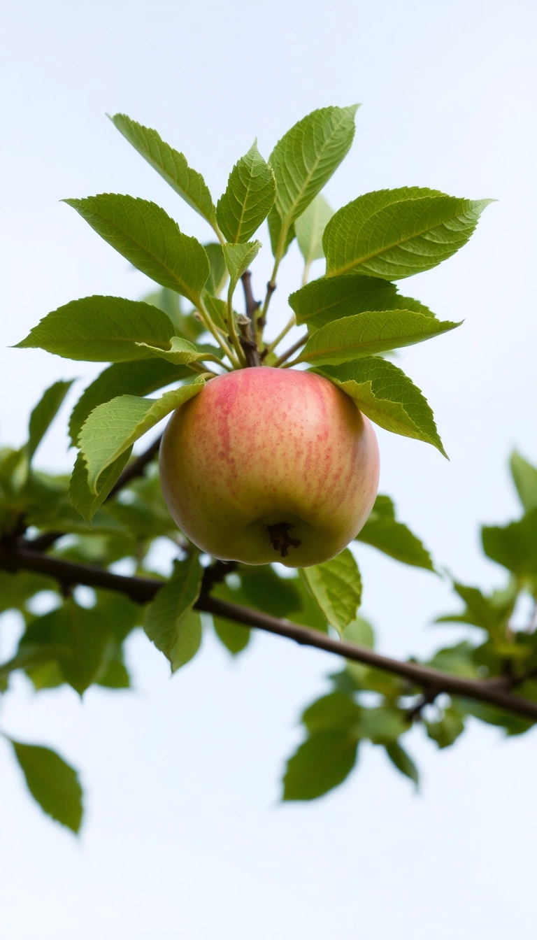 Best Beautiful AI Apple On Tree Phone Scenic Wallpaper
